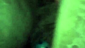 pov solo doggystyle with open blue thong