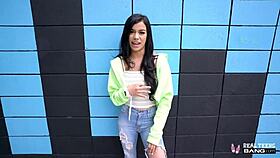 Can this real teen 18+ handle savannah sixx getting fucked in porn casting?