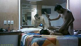 I fucked Latina girlfriend in bedroom, she said cum inside