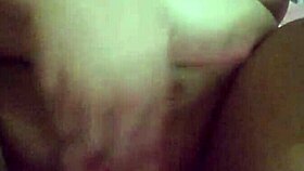 Latina woman exhibits sensual body touches