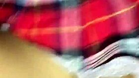 The sexy Latina receives a passionate cumshot.