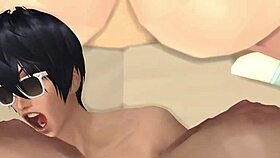 hot hooters 3 - banging the giant-titted resort owner in sims 4