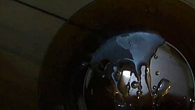 Group bukkake session with intense banging