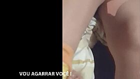 young woman on the sofa in lingerie and panties