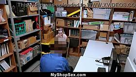 I dominate the tight teen pussy in the office for her freedom - myshopsex