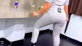 daniela darcourt moves her ass enticingly