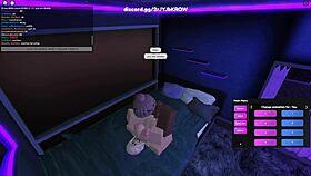 Blonde whore in action