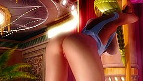 Helena Poses Nude On Pole Erotically