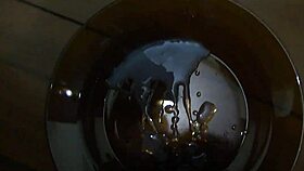 Group bukkake session with intense banging