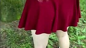 finally feeling olivia bay's big natural tits in public