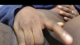 Hey, The Solo Black Girl Has A Hairy Wet Pussy