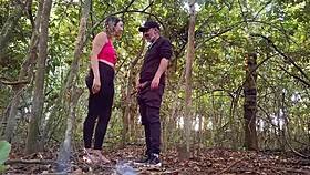 i met country girl street took woods