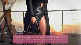 My big milf is sucking my dick in the bathroom