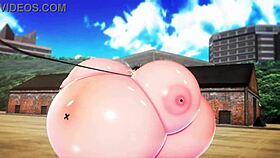 Girl Inflated Like a Balloon