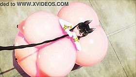 Girl Inflated Like a Balloon