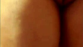 African woman fucks herself outside