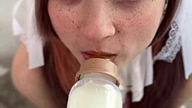 Delicious Reward for the Cute Nerd in College Costume