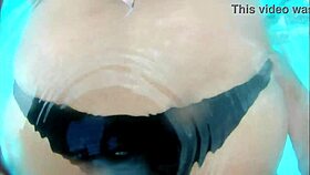 Watch my wife play with two guys at the public hotel pool?