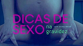 emme white shows pregnancy pleasure with loupan