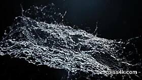 erotic lezzie teen gets covered with piss and squirts wet cunts