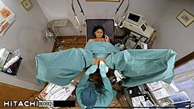 freshman gets hitachi orgasm from doctor