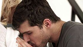 i sucked dick then got banged on stairs