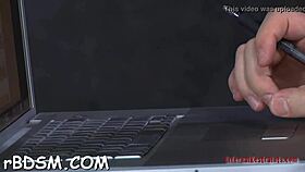 Filthy Blonde Girl Masturbates After Dinner