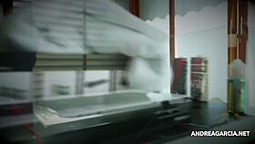 Sexy Latina Girl's Intriguing Dirty Interview Leading to Masturbation Fun