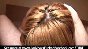 i love this ladyboy gitar in slutwear milking precum