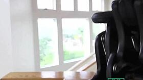 Does blazing brunette tiffany tyler drain james deen's dick?