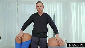 big cock threesome with two shemales