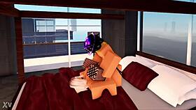 blonde roblox model sophie returns and has fun with headless manager