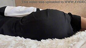 what if this arab teen flashed her wet pussy without panties?