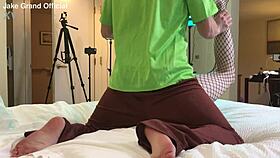 shaggy fucking the ts college student in this comic parody