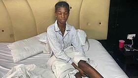 Casting beautiful african model for interview