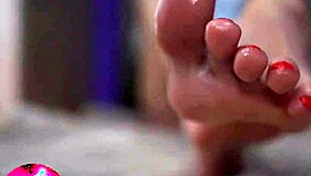 Wow, This Sexy Girl's Feet Are So Close Up and Fetish-Worthy