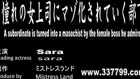 JAPANESE MISTRESS SARA DOES FEMDOM FACESITTING AND HANDJOB