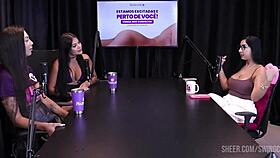 Renatinha Melo Casts with Tifany Rocha and Didy Reis in Sheer Red Lingerie