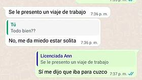 Mature woman gets excited for online chat conversations