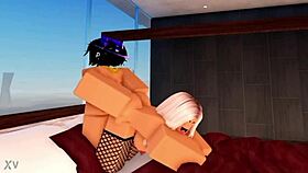 blonde roblox model sophie returns and has fun with headless manager