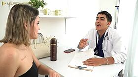 Petite Wife Fucks Surgeon, Husband Catches And Joins Trio