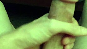 relaxing solo handjob session ending with cum