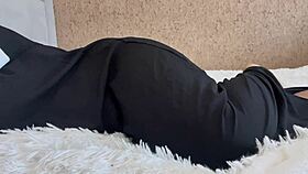 what if this arab teen flashed her wet pussy without panties?