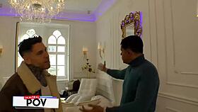 I double team ukrainian supermodel josephine in condo