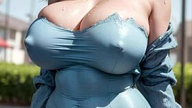 Ai-Generated Model Girl With Big Tits In Sexy Art 94