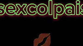 Helping boyfriend masturbate with toy