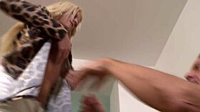 Young Blonde Slut Fucks Neighbor For Pizza