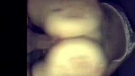 She feels rough fucking and creampie after eating donuts