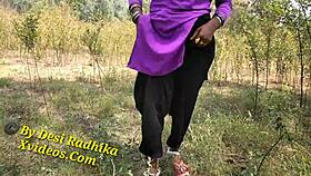 woman gets fucked in the field on the ranch