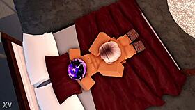 blonde roblox model sophie returns and has fun with headless manager